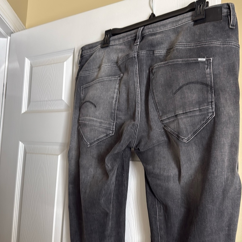 Grey G-star Raw Arc 3D low boyfriend Jean width 29x 32